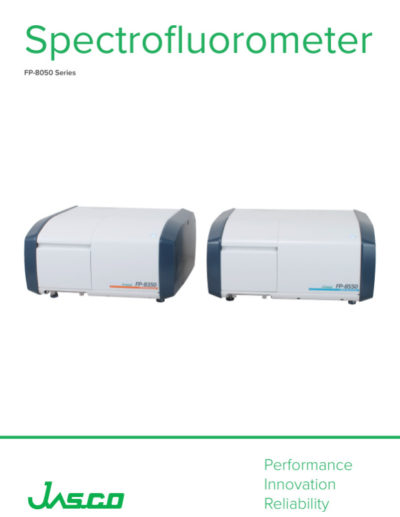 Brochure Jasco FP-8050 Series